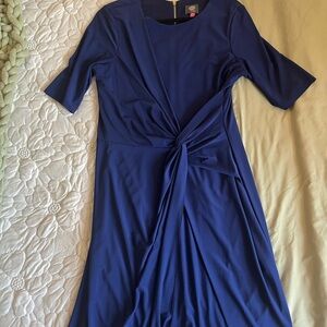 Vince Camuto Royal Blue Midi Dress